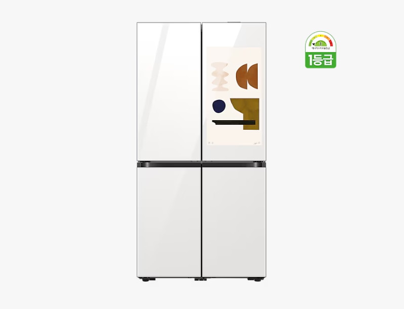 <br>[BESPOKE 냉장고 4도어 패밀리허브 플러스 842 L (빅아이스/위스키볼, 이온살균)]